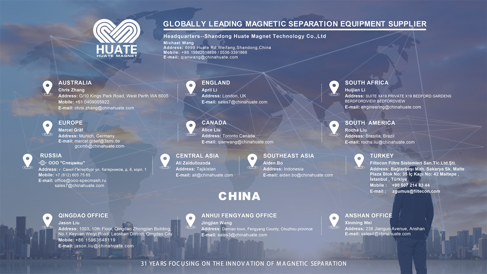 GLOBALLY LEADING MAGNETIC SEPARATION EQUIPMENT SUPPLIER
