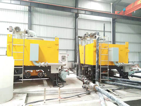 Site of slurry electromagnetic separator1