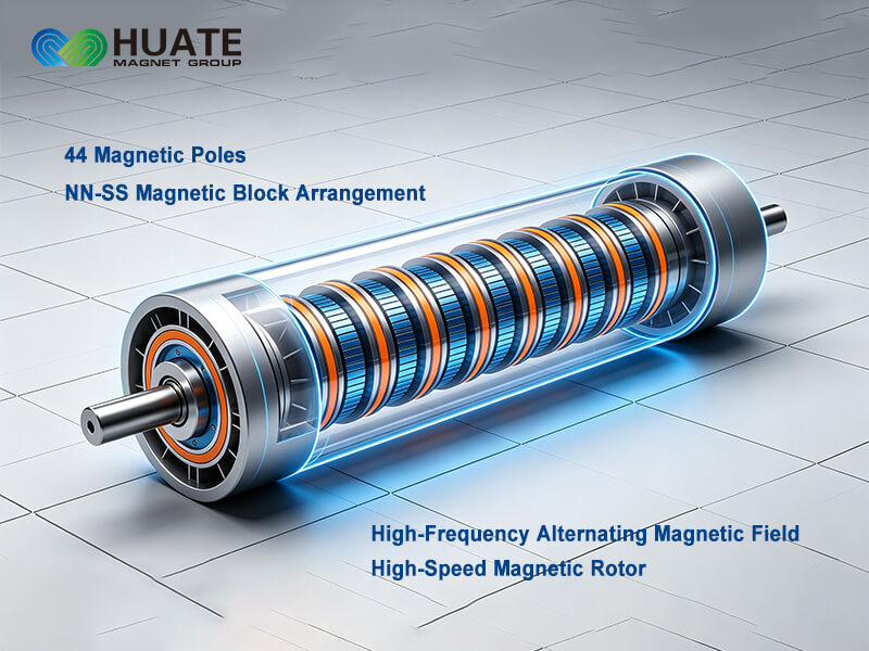 44-Pole Rotor Structure