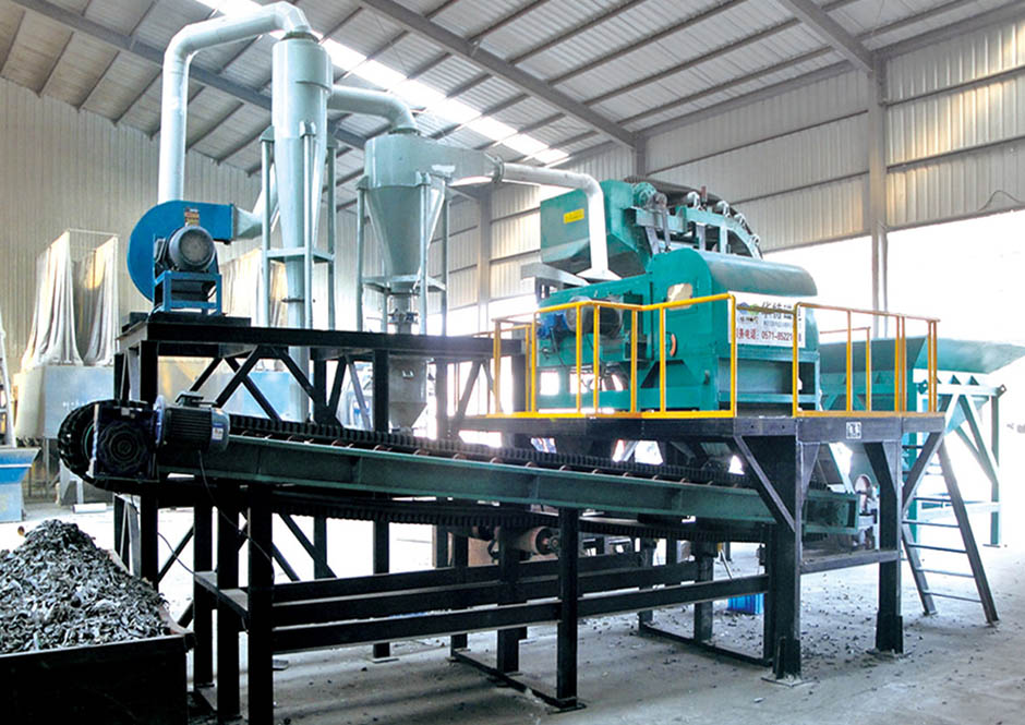 Completely non-ferrous metal separation production line1