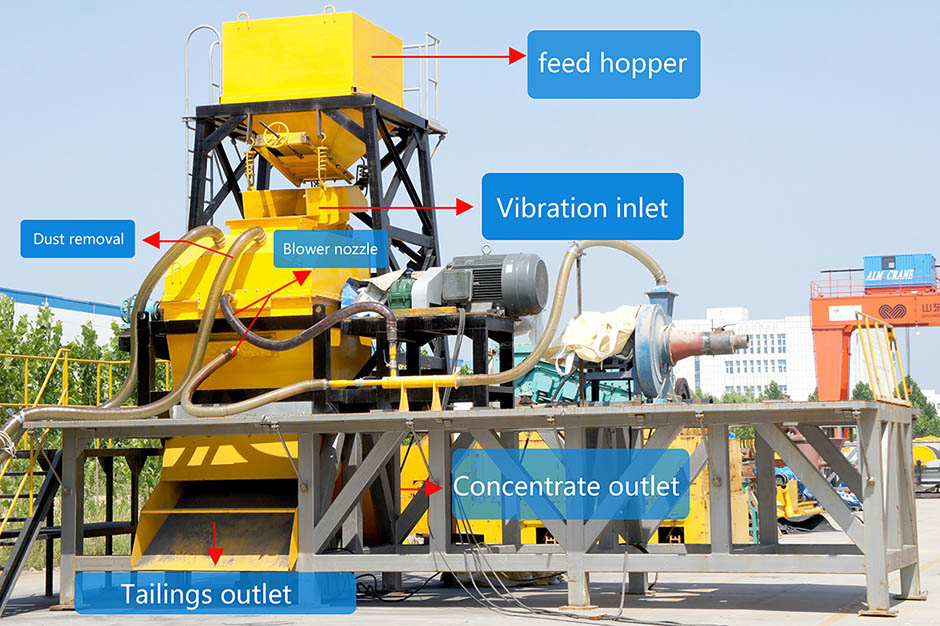 Air force dry magnetic separator 3