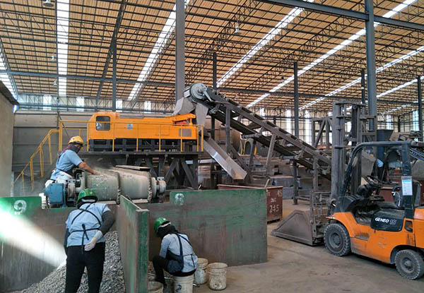 site of HTECS eddy current separator