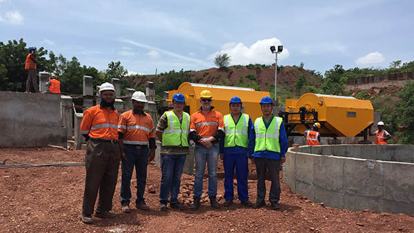 Site of wet magnetic separator1